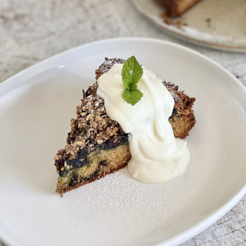 Blueberry Crumble Cake