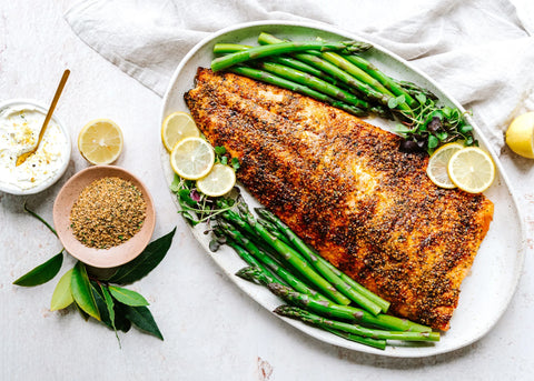 Crusty Salmon Fillet
