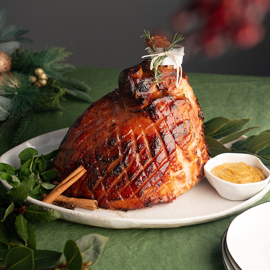 Sticky Pineapple Christmas Ham with Wham Bam Thank You Ham