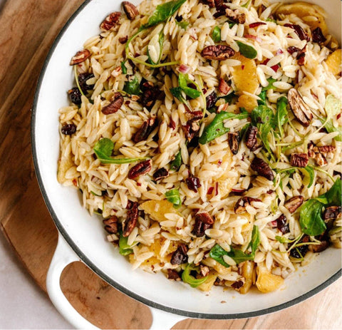 Cranberry and Orange Orzo Salad