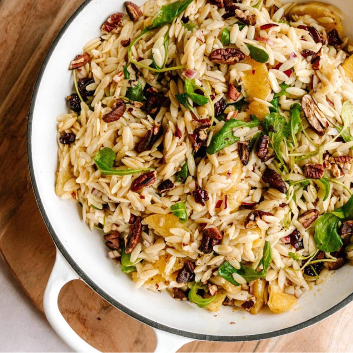 Cranberry and Orange Orzo Salad