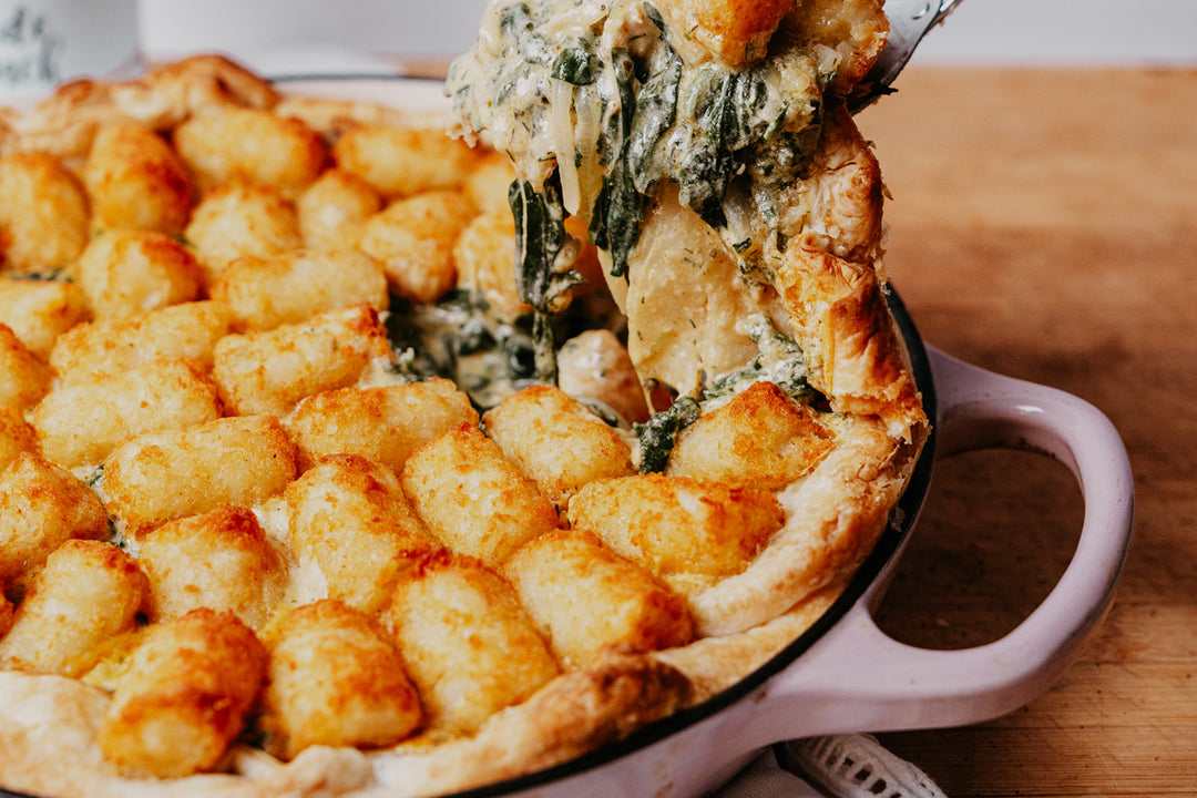 Ranch, Spinach & Chicken Pie – Pepper & Me