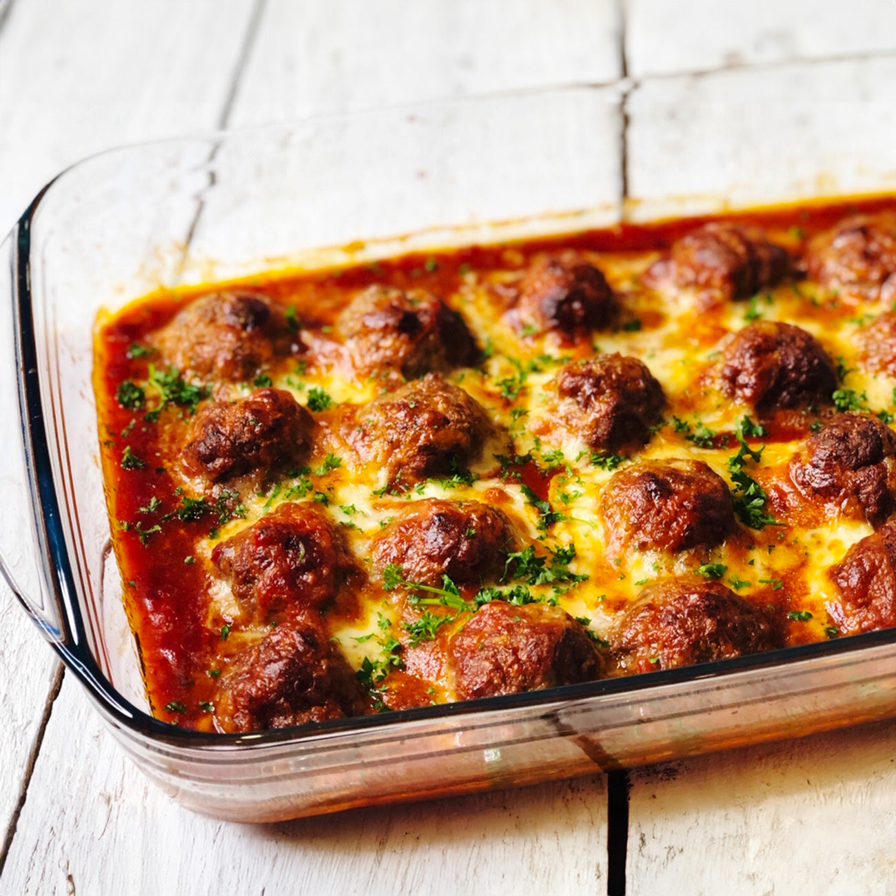 Baked BBQ Beef Meatballs