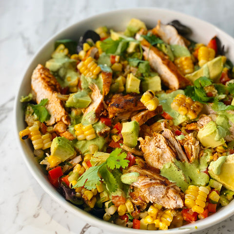 Chuck Wagon Salad with Chicken