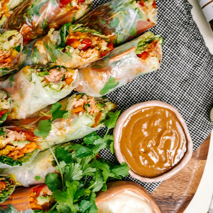 Pork & Prawn Rice Paper Rolls