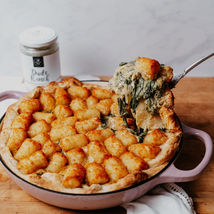 Chicken Pie with Hash Bites