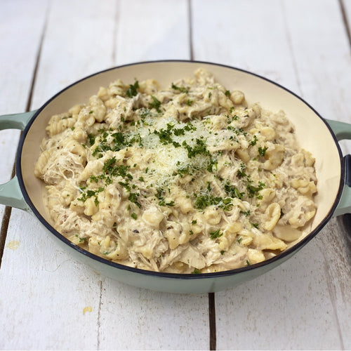 Creamy Garlic Slow Cooker Pasta