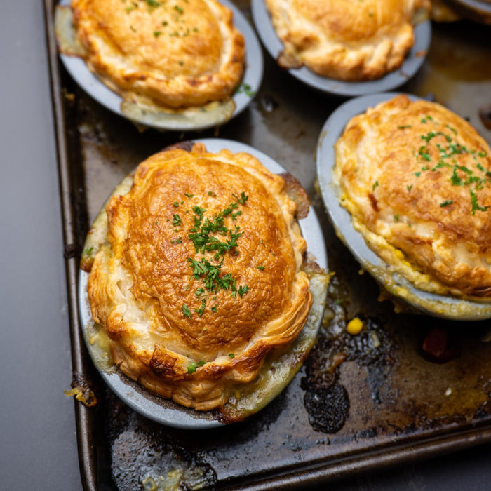 Chicken & Corn Pies