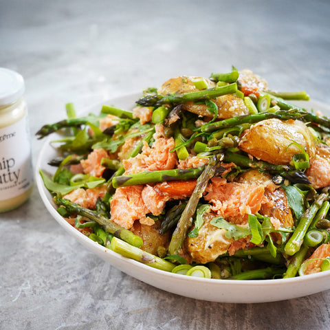 Salt n Vinegar Roast Potato Salad