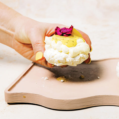 Passionfruit Mango Meringue Cups