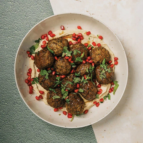 Lamb Meatballs & Pomegranate Glaze