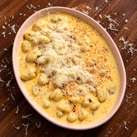 Homemade Cacio e Pepe Gnocchi