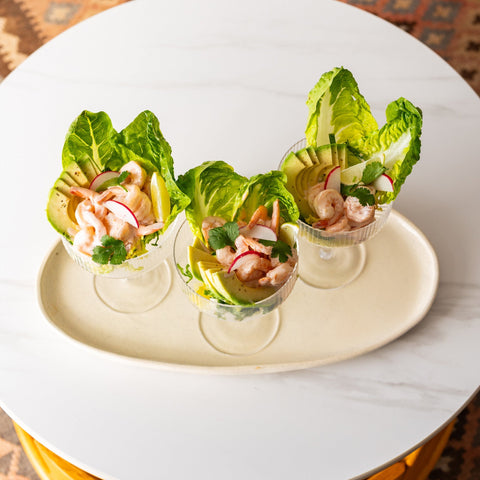 Hot Girl Poached Prawn Cocktail