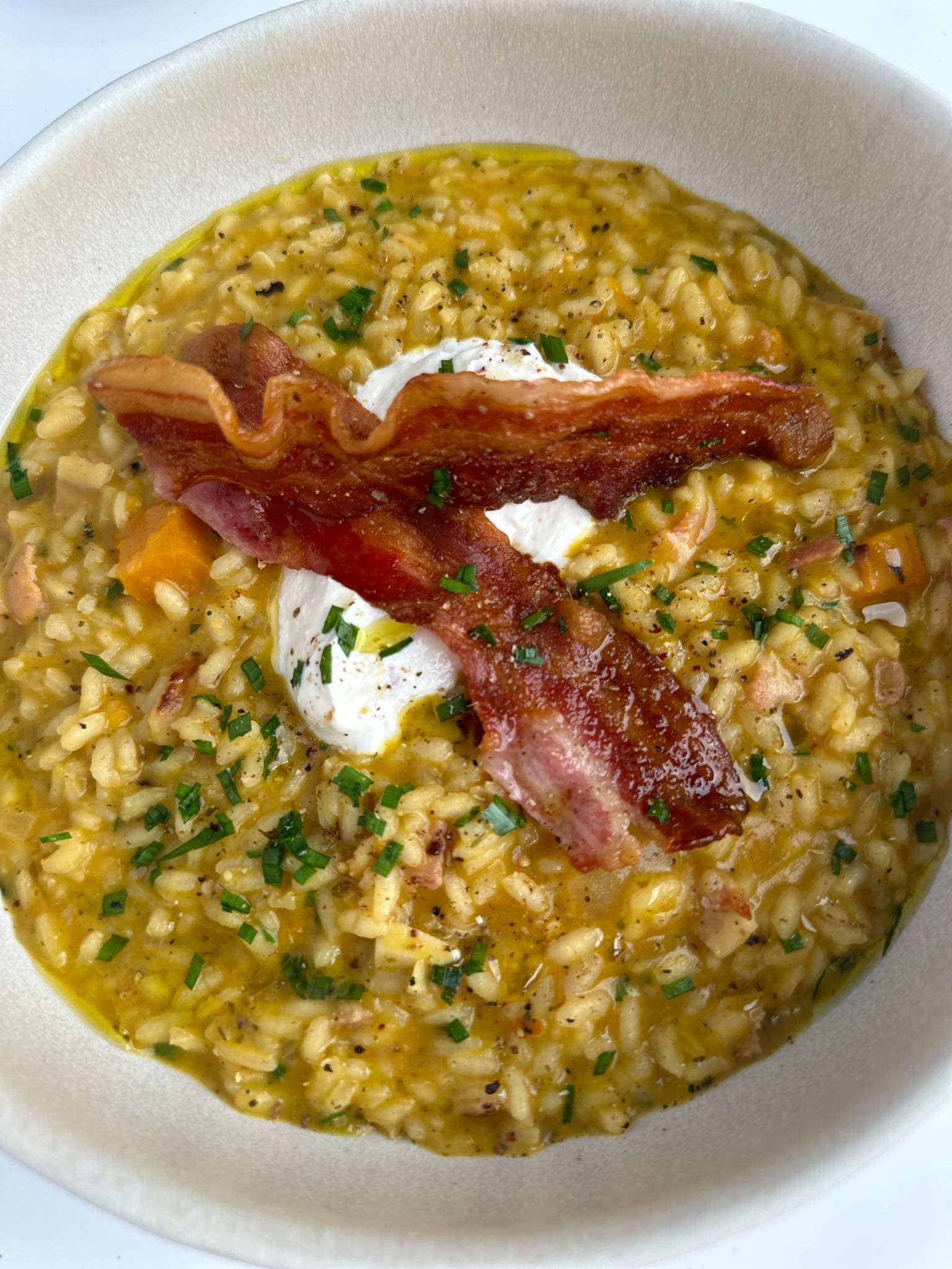 Pumpkin & Bacon Risotto